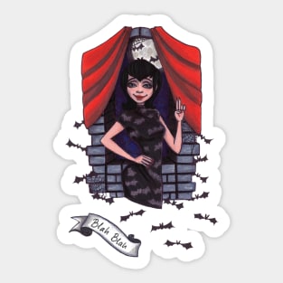 Vampire girl Sticker